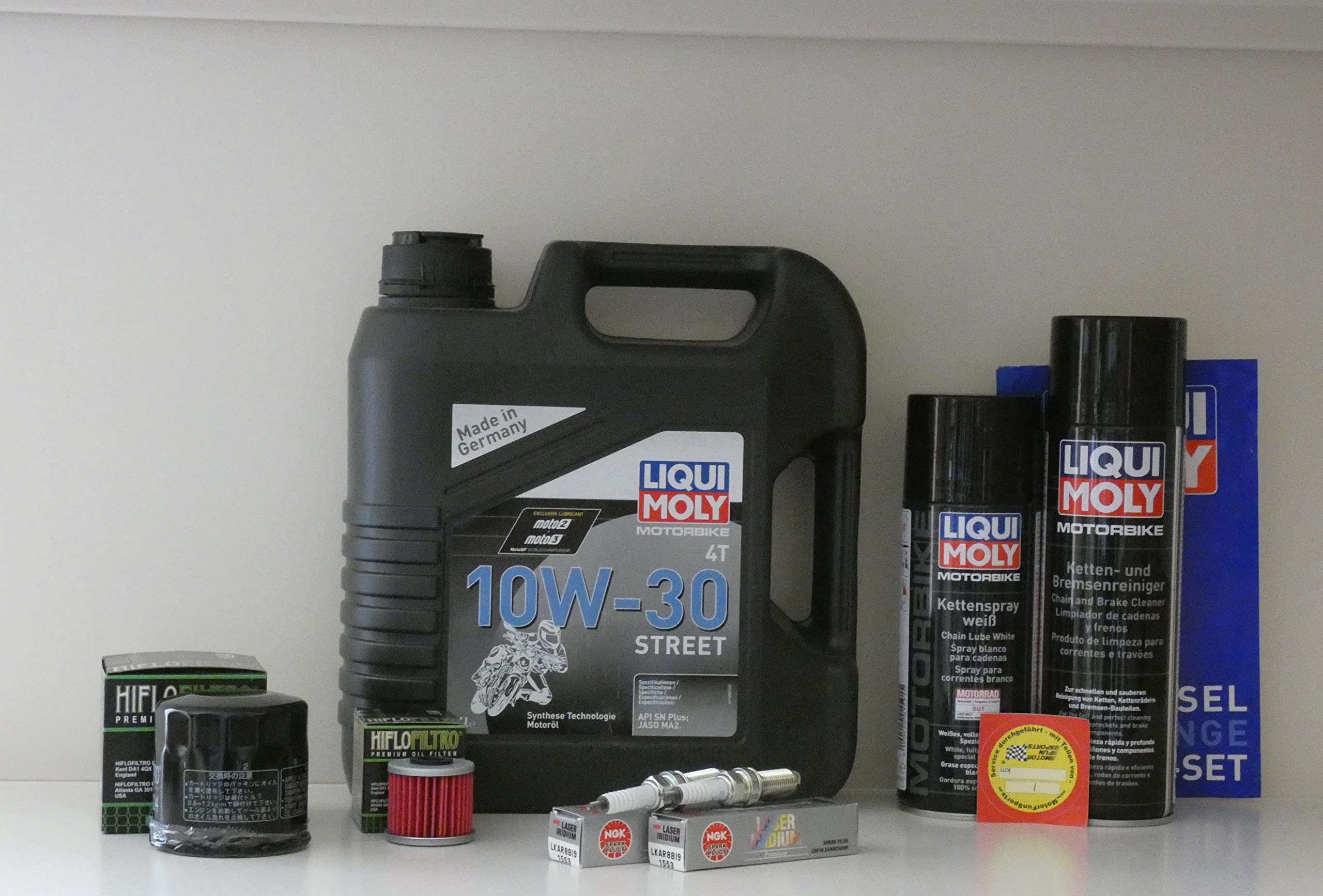 Kit de mantenimiento compatible con Honda CMX 1100 Rebel con filtro de aceite DCT, bujía, inspección.