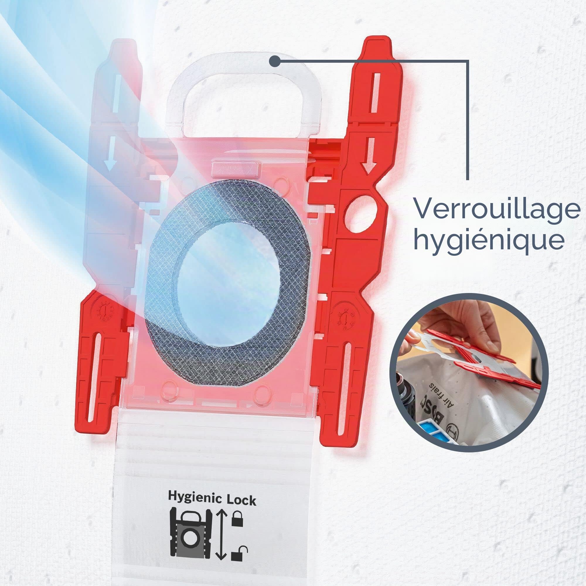 Bosch Hausgeräte Haushalt BBZ16GALL Pack économique sacs pour aspirateur