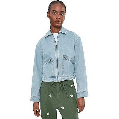 Levis Ladies Cotton Utility Jacket light wash denim