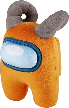 P.M.I. Plush Buddies | 8-Inch-Tall Among Us Plushie Collectibles | Playable Kids Toys | Licensed Orange Rammed Plush