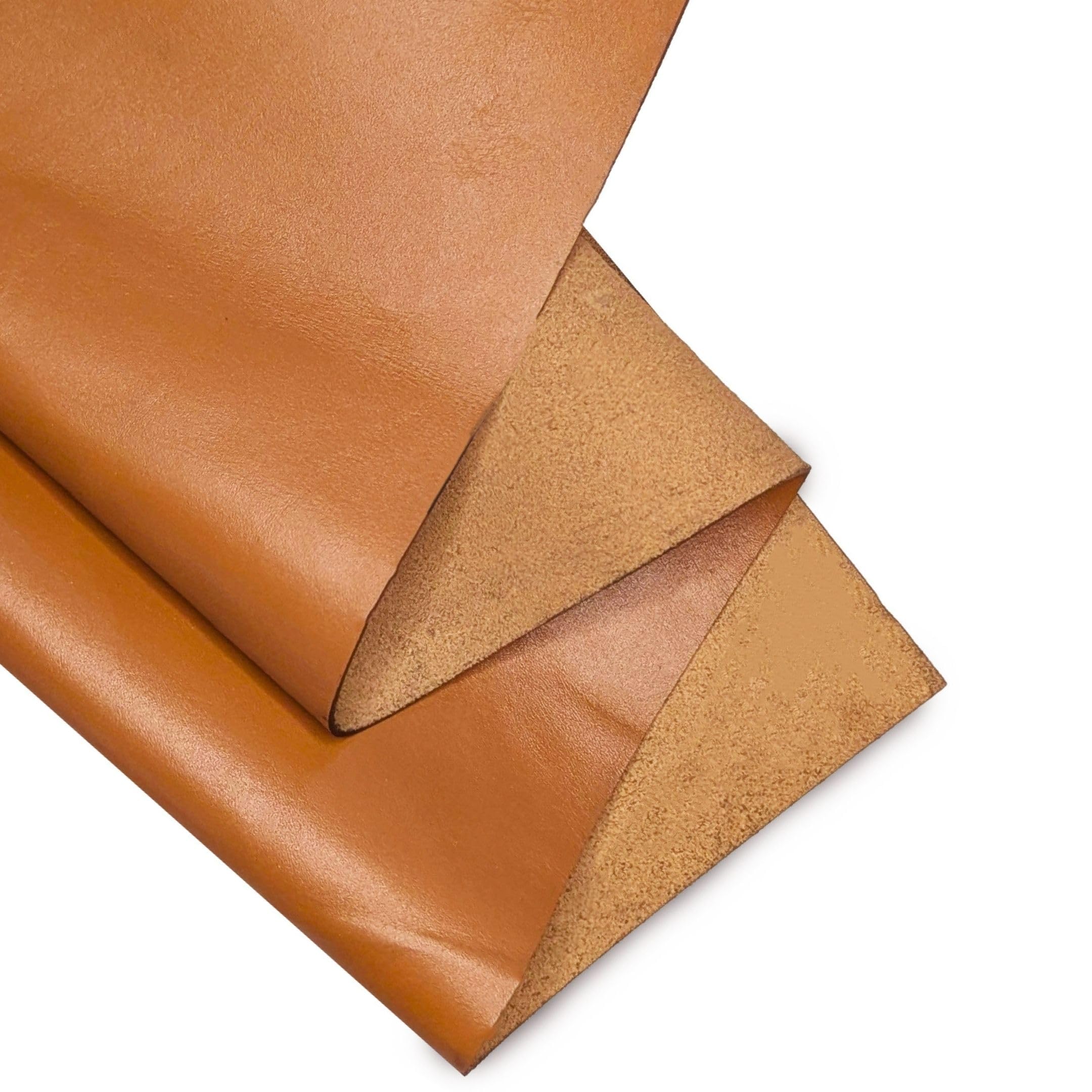Real Leather Sheets | Full Grain Tooling Leather | 1.3-1.5mm Thick | Cowhide Leather Sheet for Leathercrafts, Repairing and Home Decor by Kozmo (Caramel Brown, 6" X 12") โ image 1