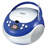 Naxa Electronics NPB-251 Portable CD Player with AM/FM Stereo Radio, Blue