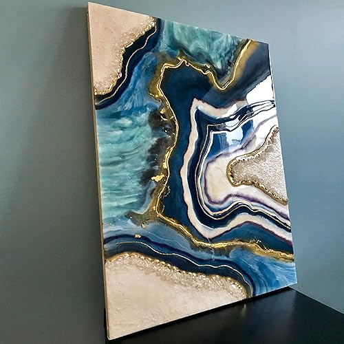 Miniatura 54 de Falling in Art - Juego de paneles de lienzo de madera de abedul sin terminar, paquete de 2 tablas de cuna de 16 x 20 pulgadas de profundidad