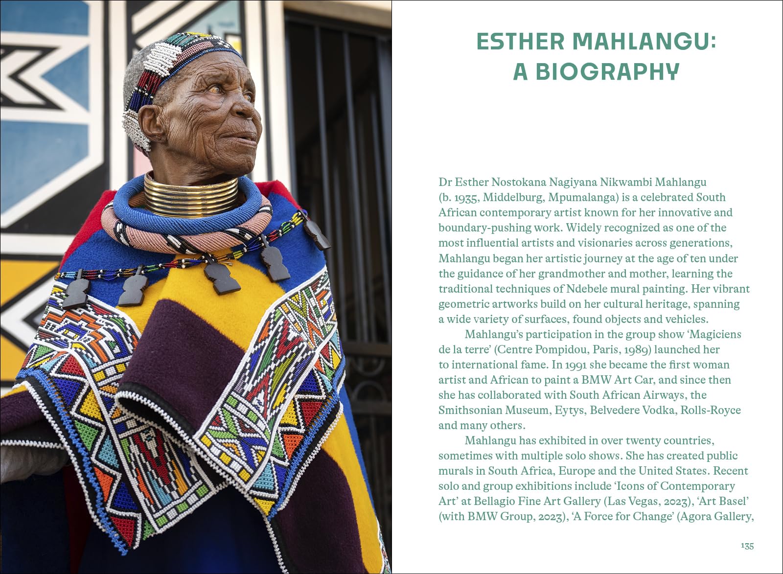 Esther Mahlangu /anglais