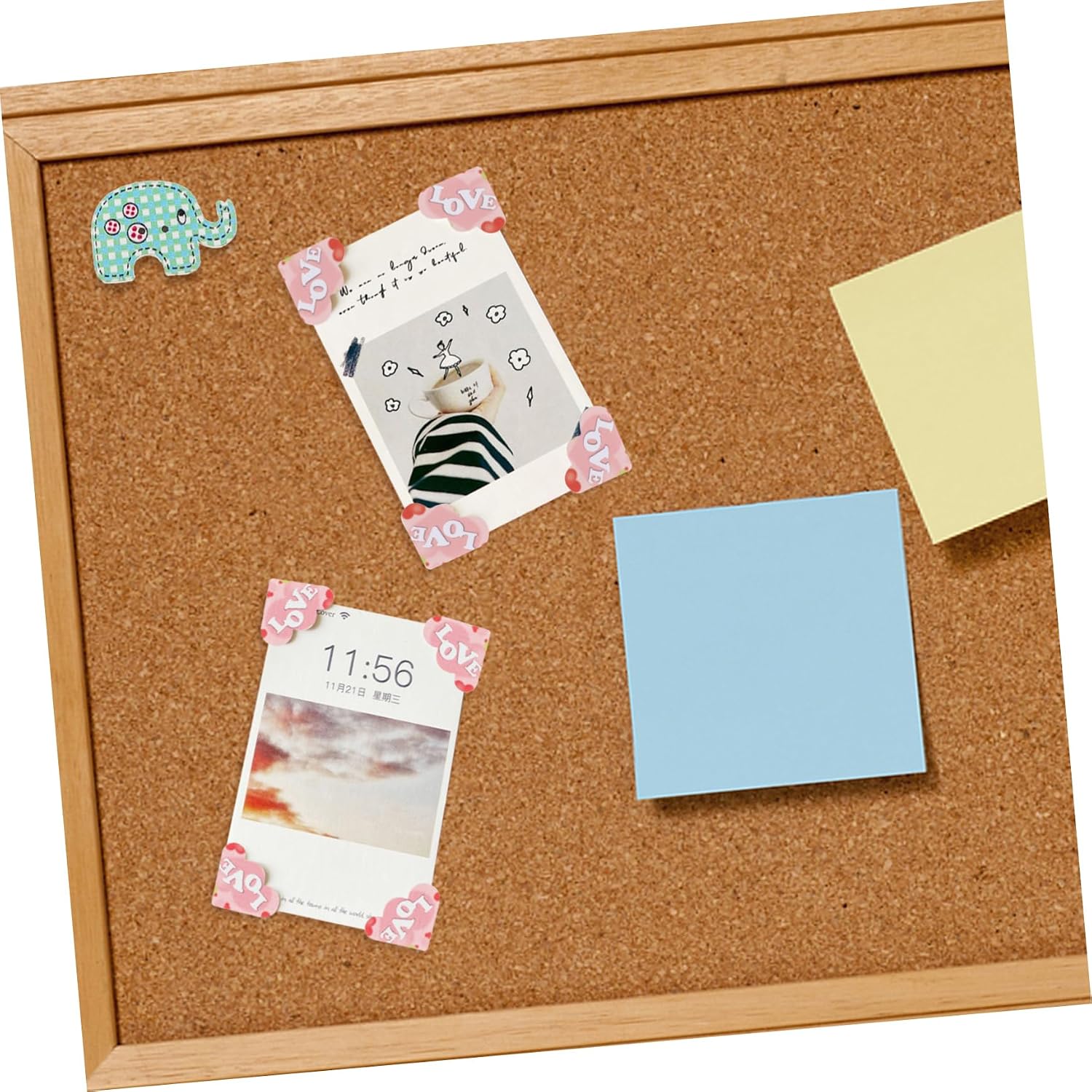 Homoyoyo 240pcs Self-Adhesive Photo Corners: Paper Heart Mounting Stickers for Scrapbooks Albums - DIY Journal Decoration Supplies