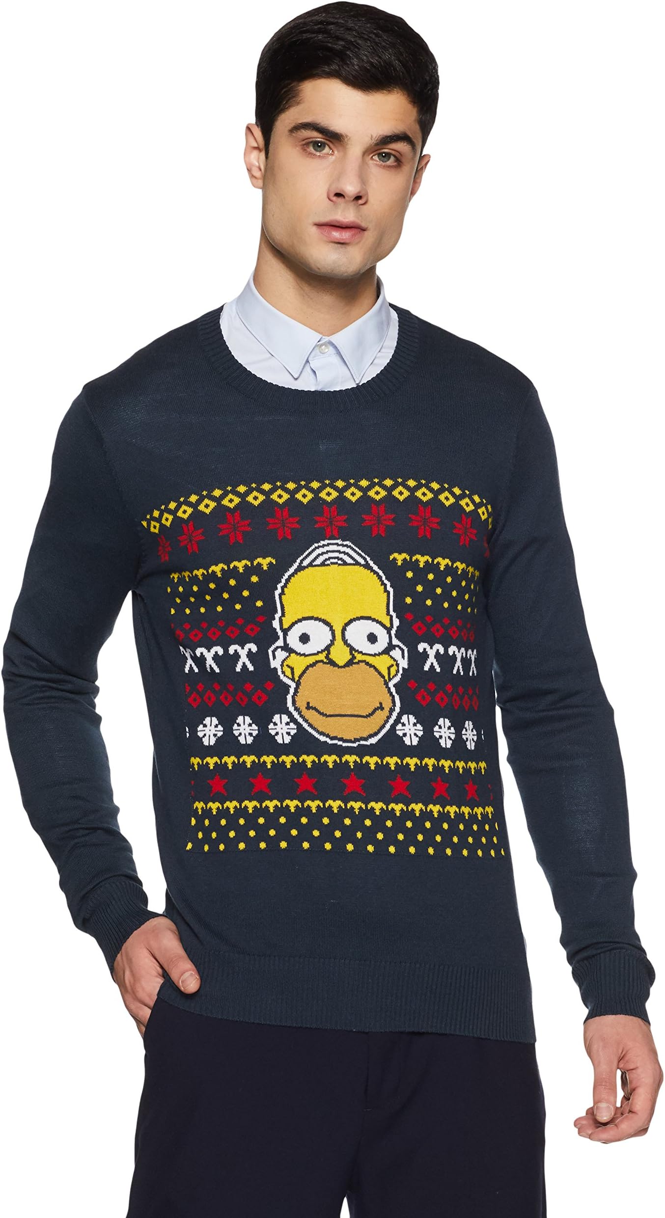 The Simpsons Men's Cotton Sweater