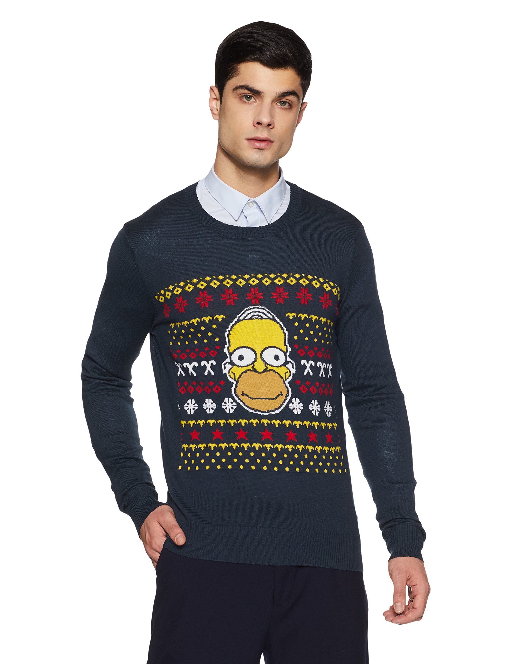 The Simpsons Men's Cotton Sweater