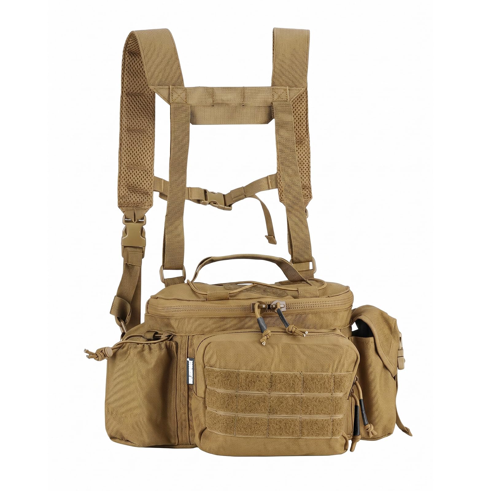MGFLASHFORCE Tactical Fanny Pack for Men EDC Molle Waist Bag Hip Belt Pouch
