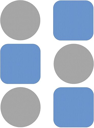 6 almohadillas para abridor de tarros, agarres de goma para tarros de cocina, multifunción, posavasos antideslizantes, abridor de tapas de botellas,