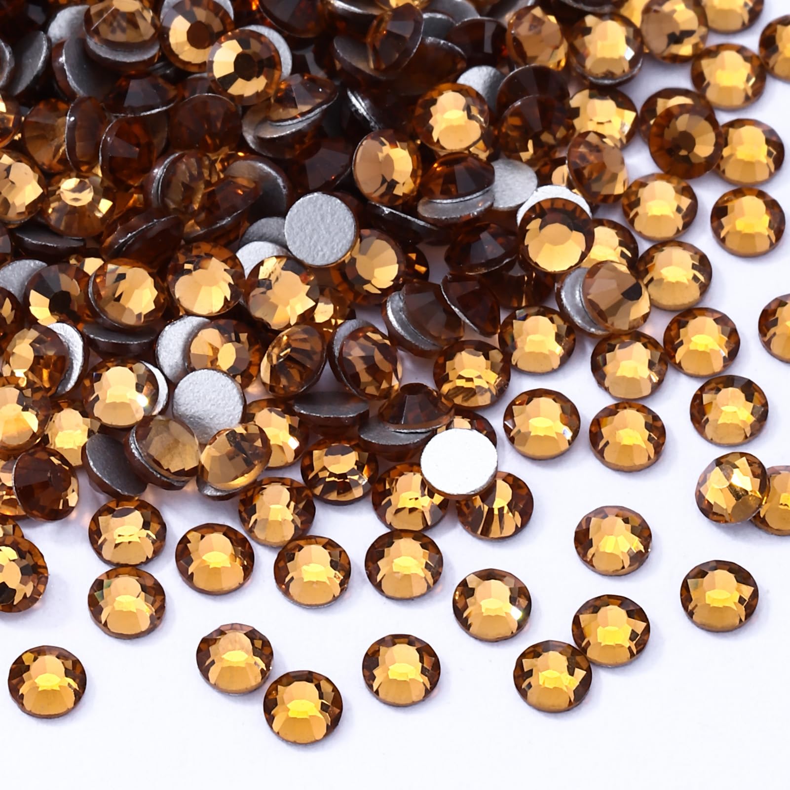 288PCS Topaz SS30 Flatback Rhinestones(6.4-6.6mm)