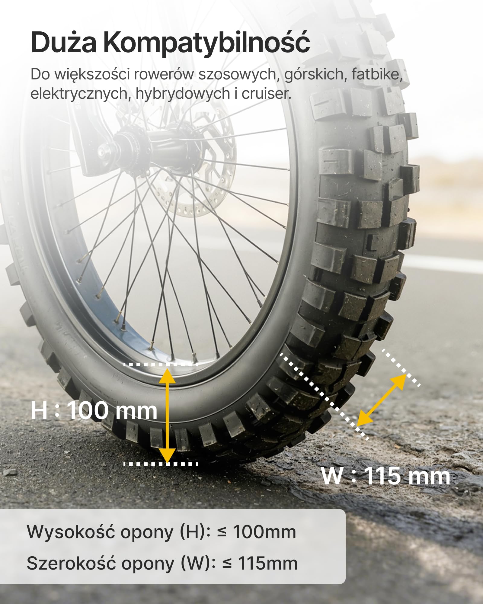 monTEK Obrotowy uchwyt ścienny na rower, powiększone haki rowerowe, do garażu, zestaw 3 szt