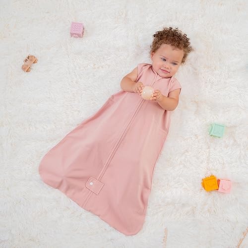 Miniatura 2 de Comfy Cubs Saco de dormir, saco para bebé, paquete de 2, manta transpirable para recién nacidos y niños pequeños, mameluco lindo y cómodo, suave de