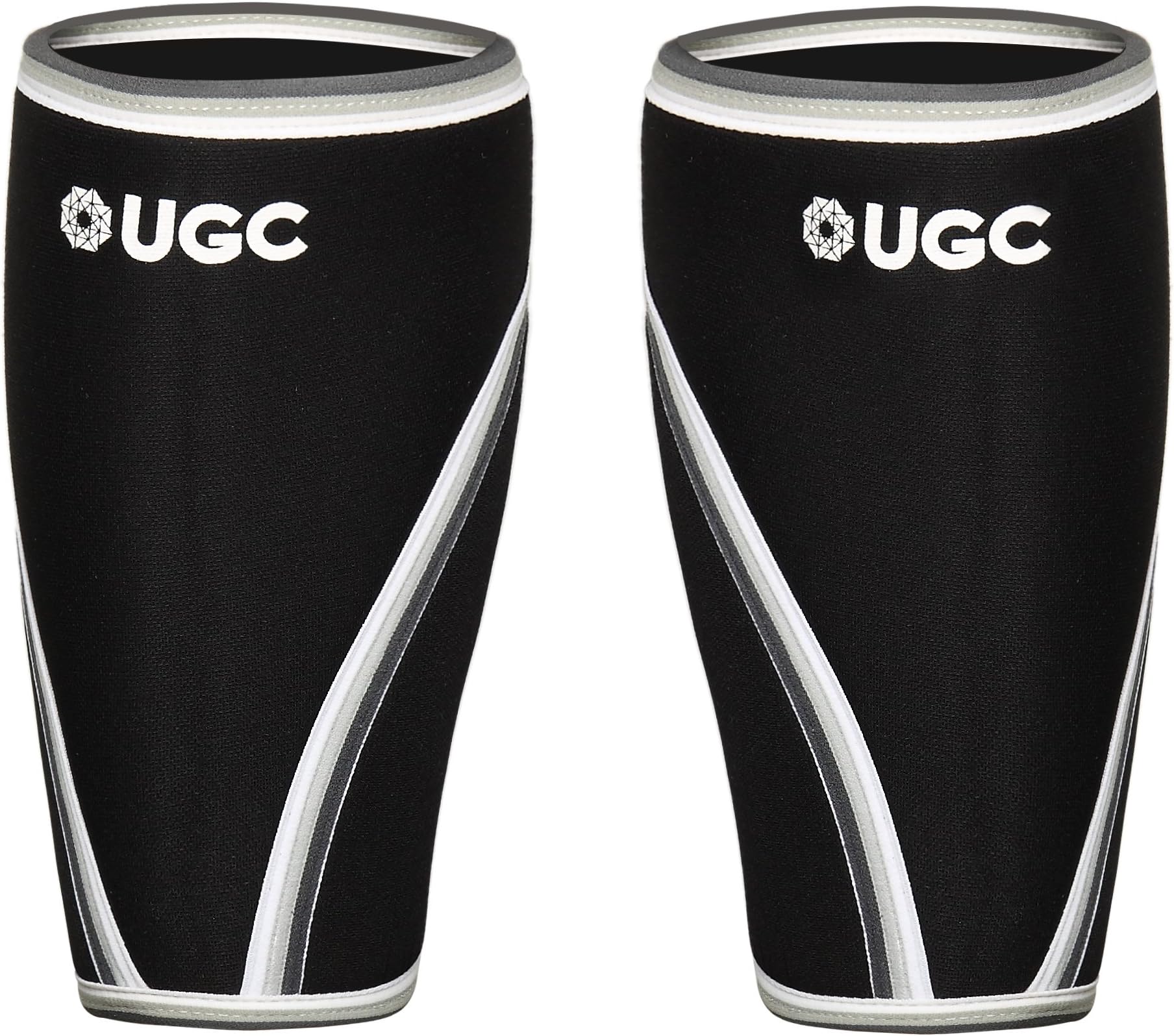 UGC Knee Sleeves (1 Pair) Support & Compression for Weightlifting, Powerlifting & Running for Both Women & Men- 7mm Neoprene - 1 Year Warranty (Small)