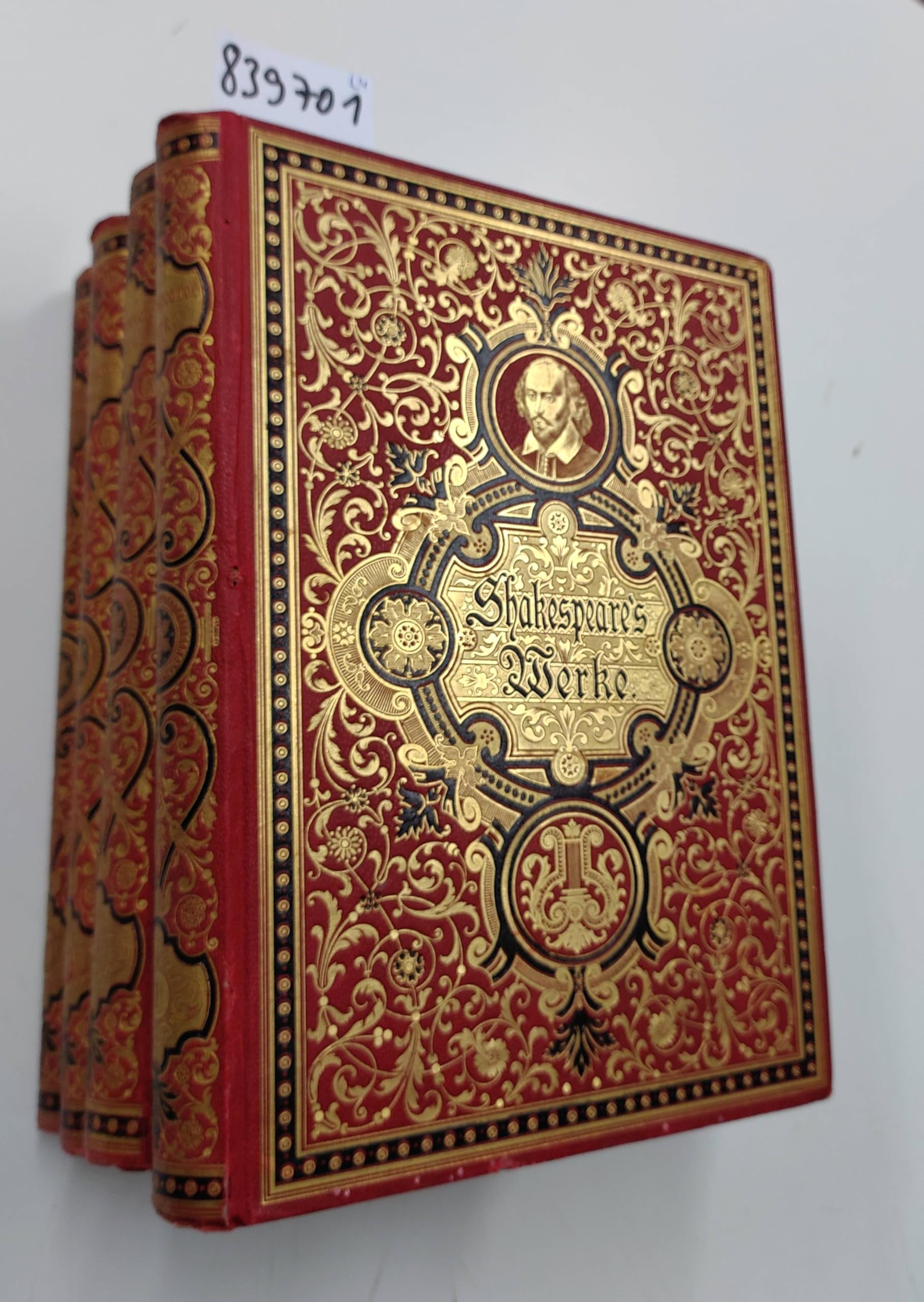 Shakespeare's Sämmtliche Werke (komplett in 4 Bänden)