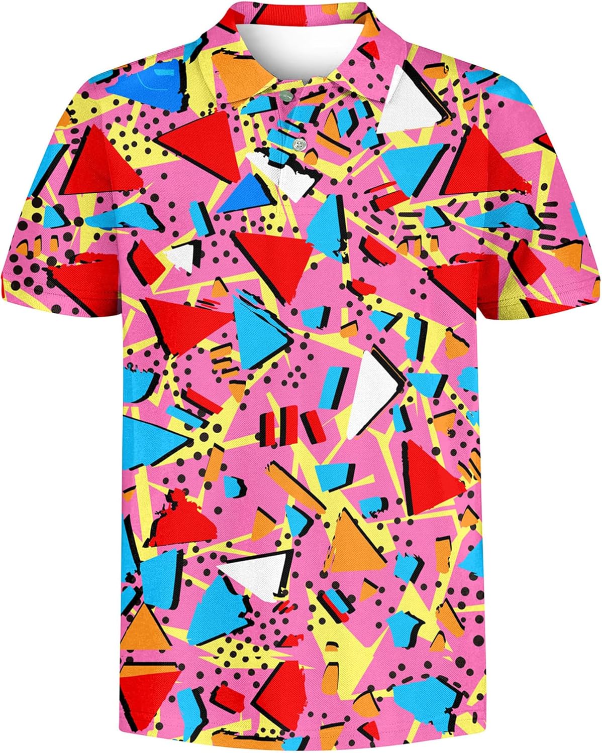 RAISEVERN Boys Polo Shirt Golf School Uniforms 5-14 Years Tops Short Sleeve