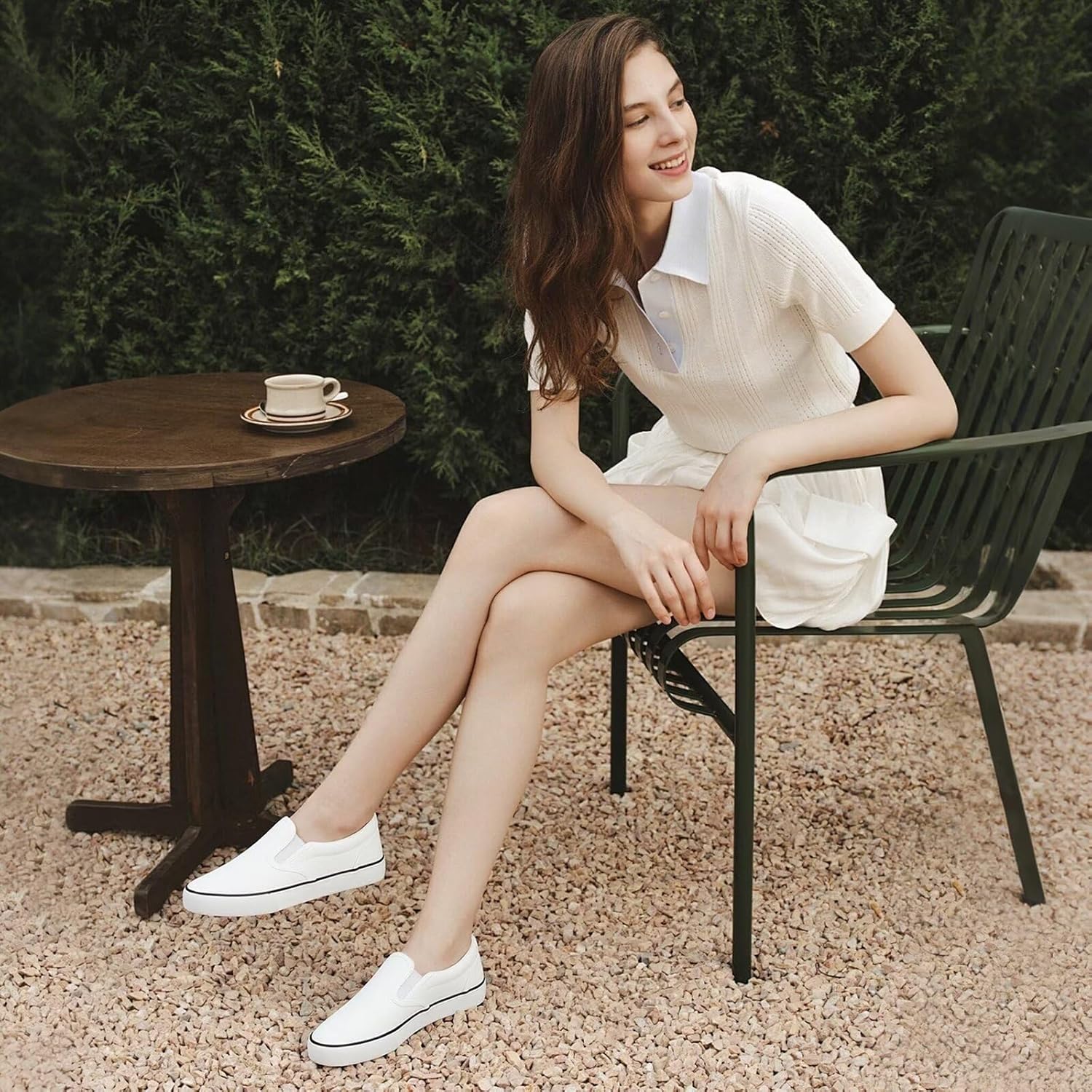 Women's Slip on Canvas Shoes Classic Casual Sneaker, Fashion Sneakers for Walking No Lace Travel - Image 3