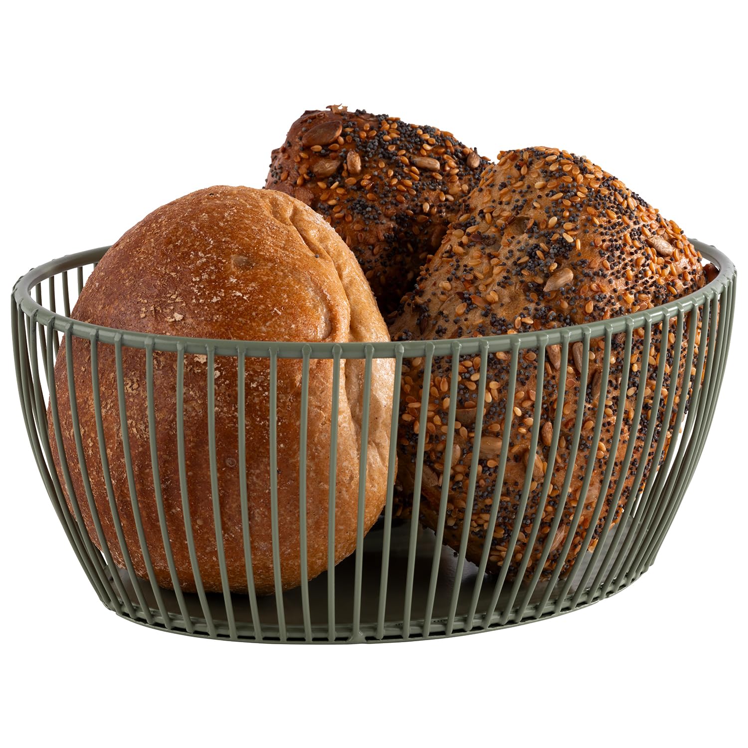 APS Savart 30472 Basket 20 x 15 cm Height 8 cm Smoke Green, 20 x 15 x 8 cm - Image 2