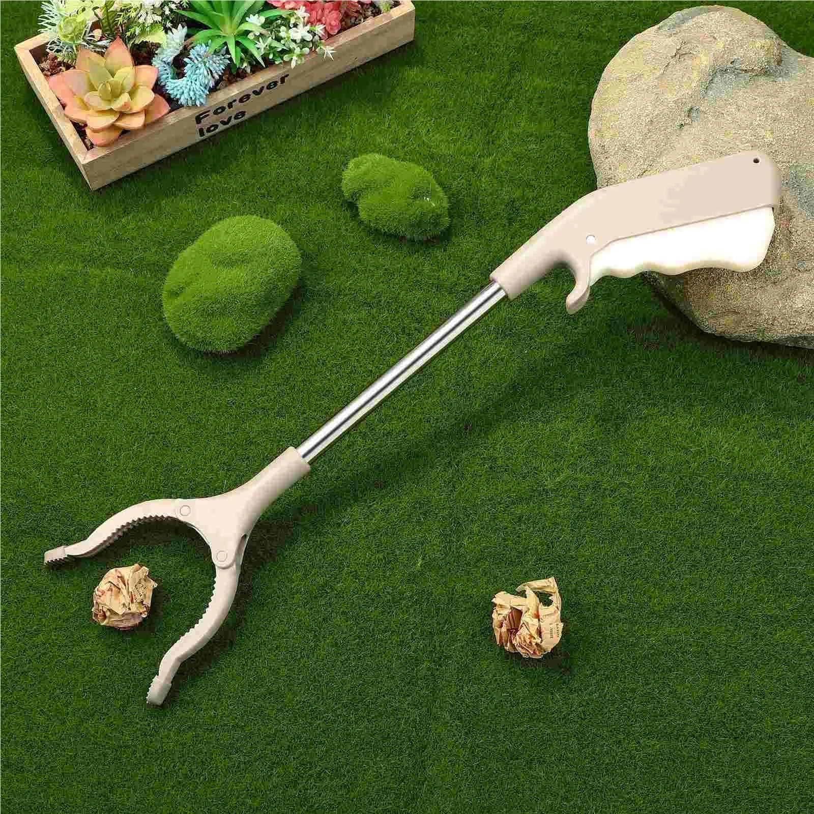 3 Pezzi Reacher Grabber Strumento Trash Claw con Manico Pick Up Stick Lettiera Picker Morsetto Facile da Tenere in Mano Accessorio for la Pulizia dei rifiuti per Raccogliere Rifiuti