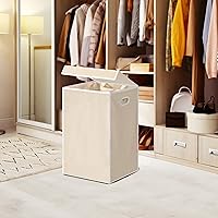 Vista 6 de Cesto sencillo para la ropa sucia con tapa.