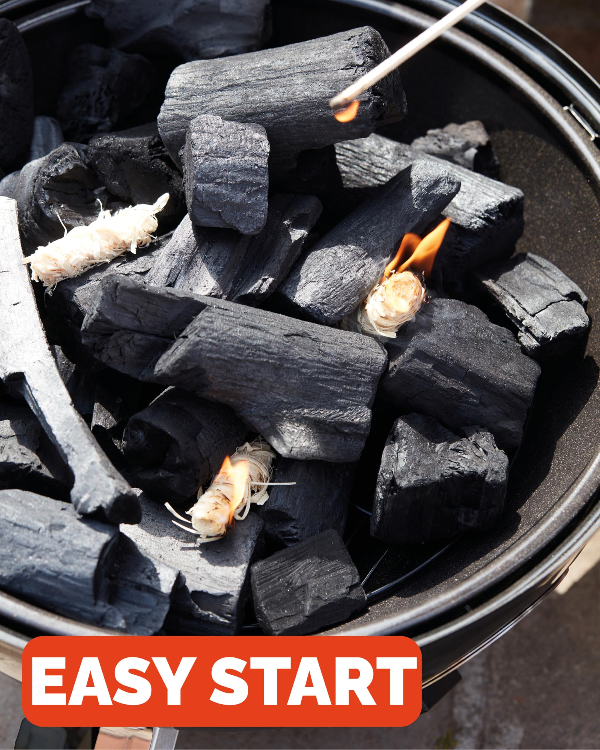 Barbecook Oskar M Räucherofen Holzkohle, Smoker Grill mit räucherhaken und thermometer, für heißräuchern und kalträuchern, Schwarz