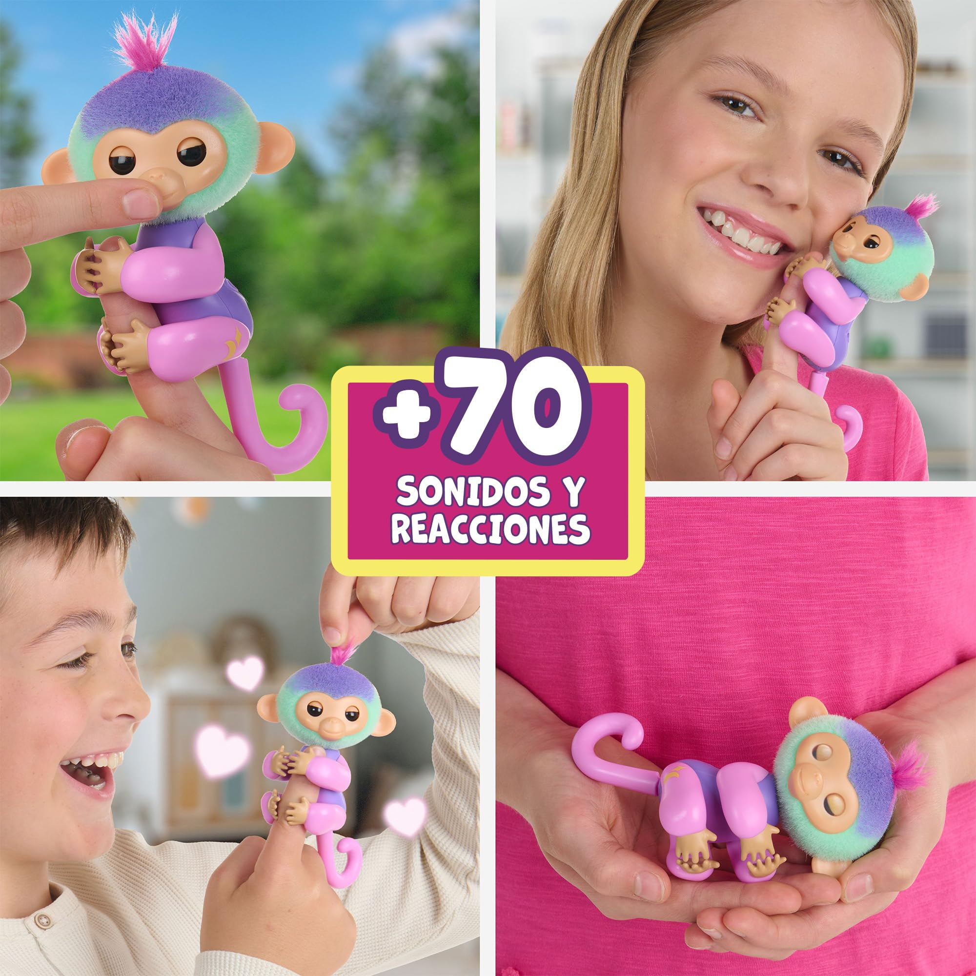 Fingerlings Magiczne Kolory Zabawka, Wielobarwny (Bizak 61853181-1)