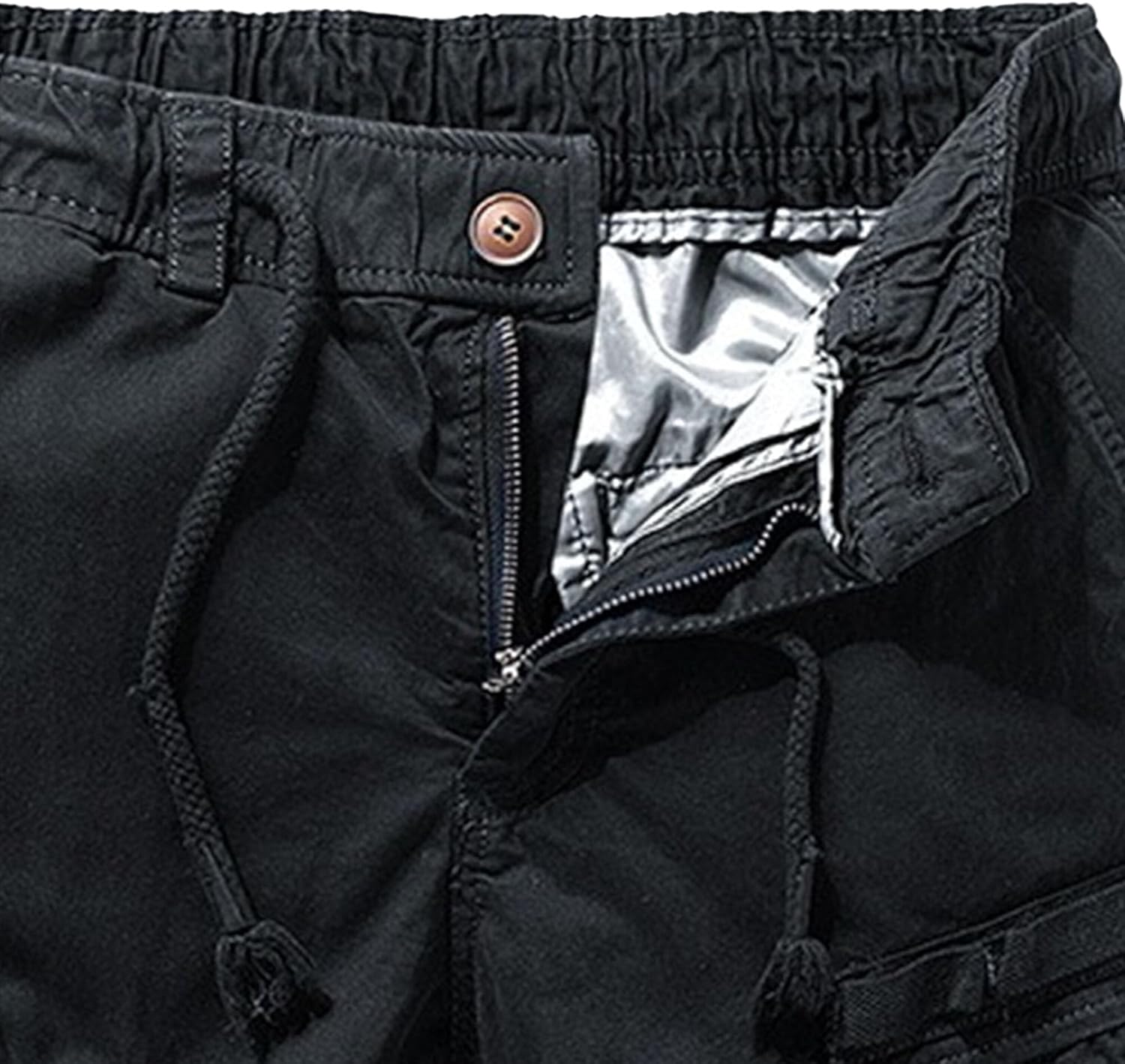 Men's Workout Classic Jean Trunk Multi Pockets Military Cargo Short Pant Slim Fit Cotton Tactical Shorts
