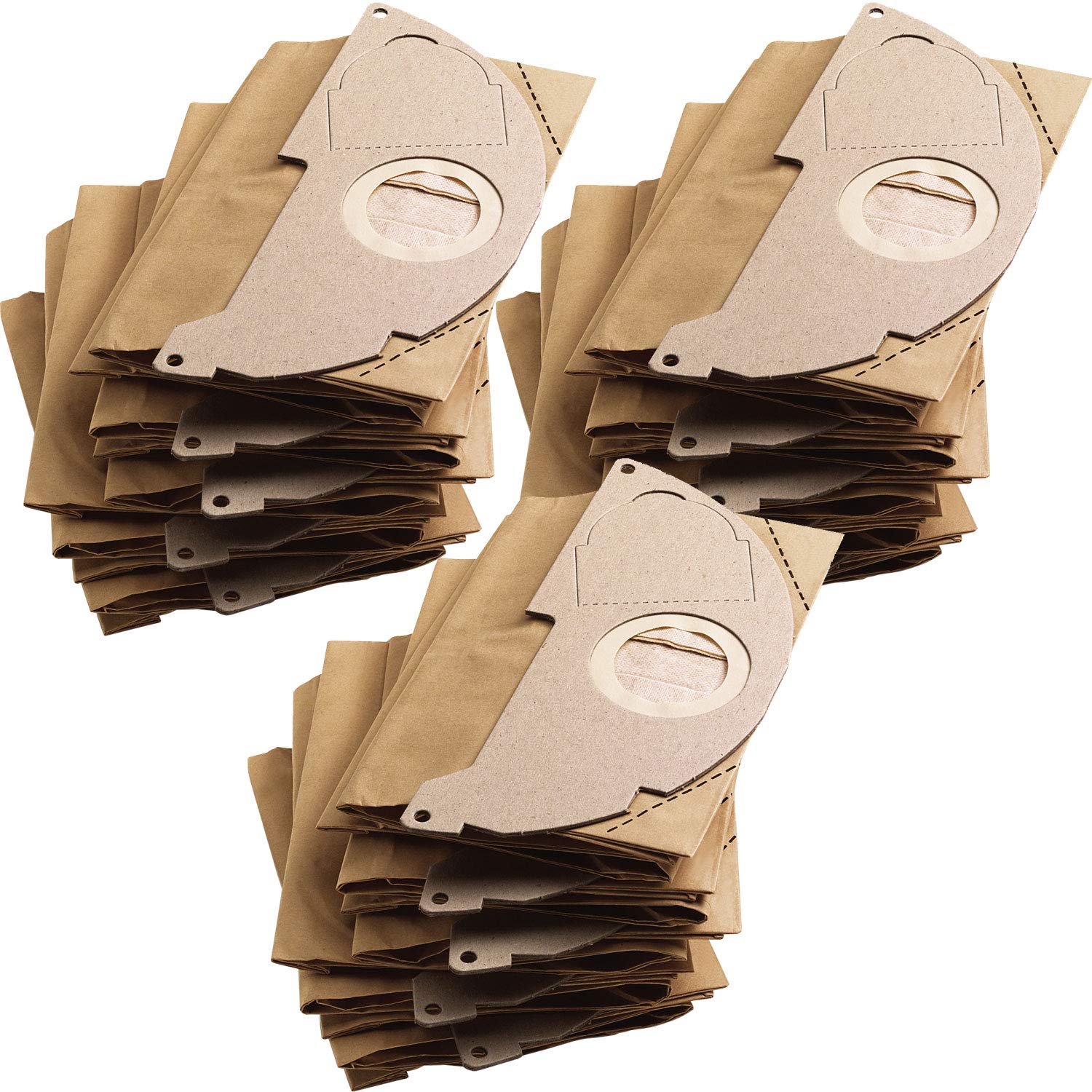 Kärcher 6.904-322.0 - Bolsas de papel con filtro (3 paquetes de 5 unidades)