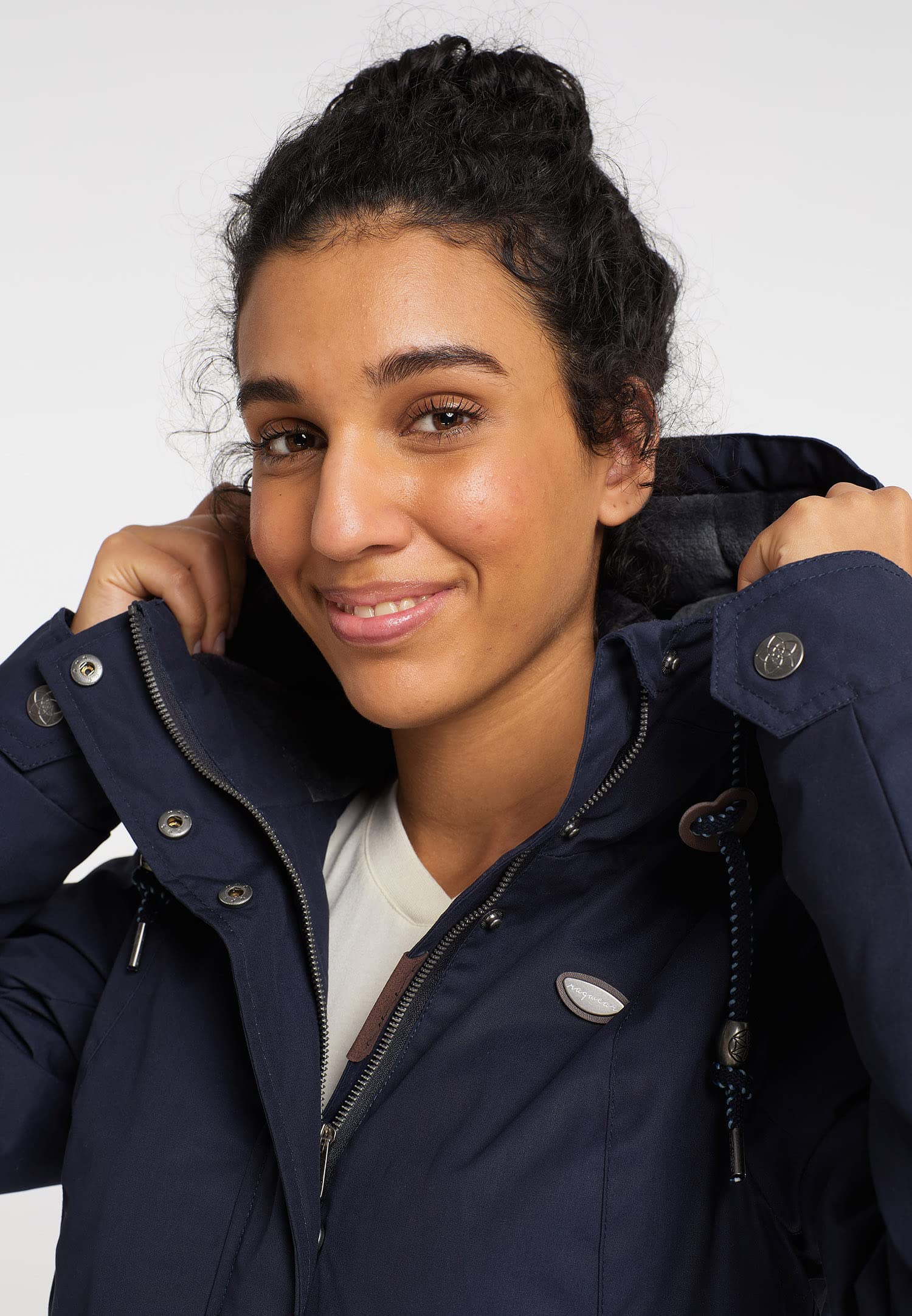 Ragwear MONADIS Damen Frauen Parka,Mantel,Übergangsmantel mit Kapuze,Herbstmantel,wasserabweisend