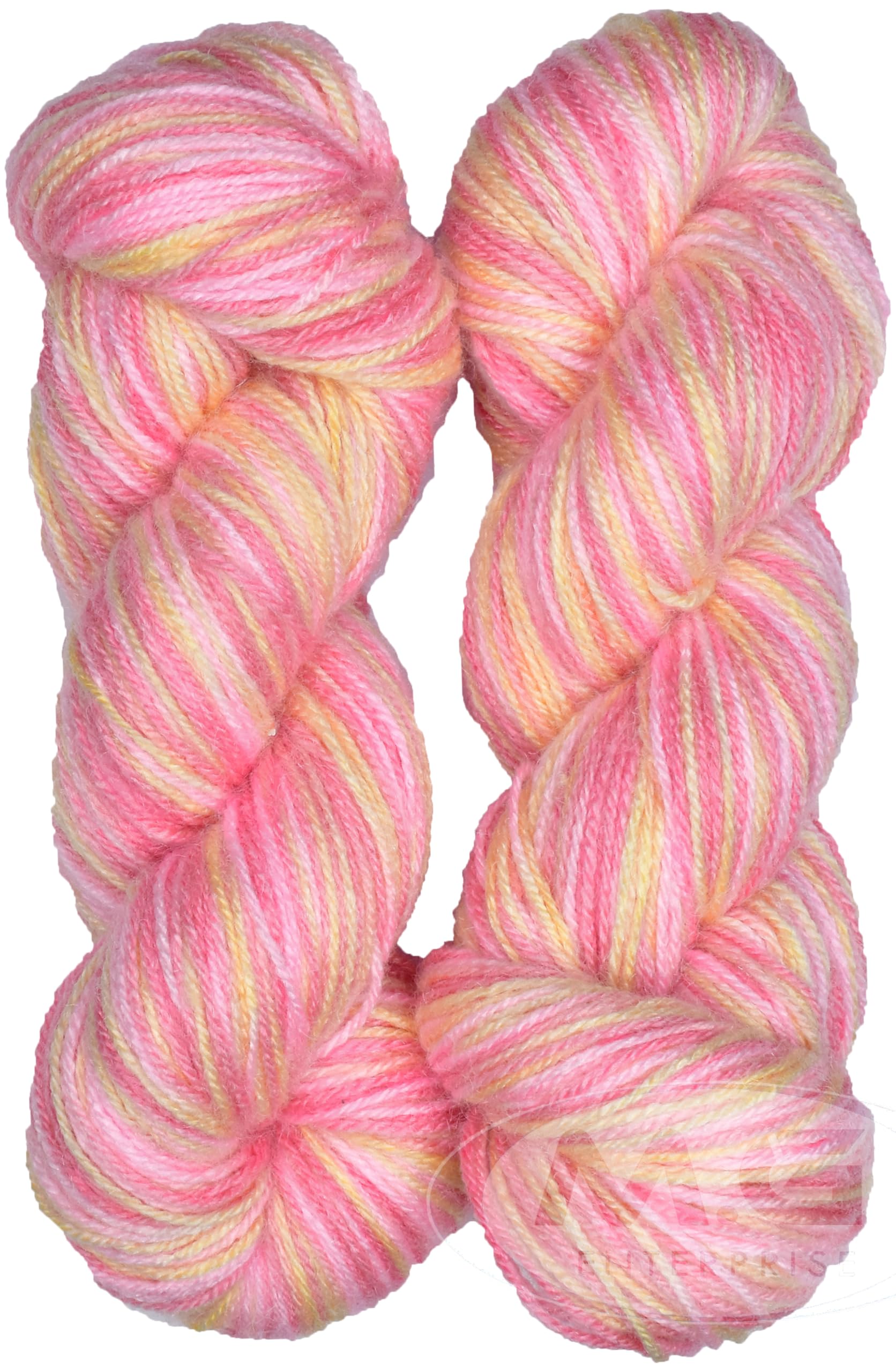 M.G ENTERPRISE Microrangoli Knitting Yarn Wool, Multi Pink 100 GMS Woolen Crochet Yarn Thread. Best Used with Knitting Needles, Crochet Needles-LP Art-Dia