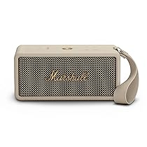 Marshall Middleton Altoparlante Bluetooth wireless portatile – Oltre 20 ore di riproduzione portatile – Impermeabile IP67 – Crema