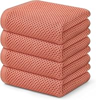 Vista 81 de Kitinjoy - Paños de cocina de 100 % algodón, tela de tejido gofrado, paño de limpieza ultrasuave, absorbente y de secado rápido.