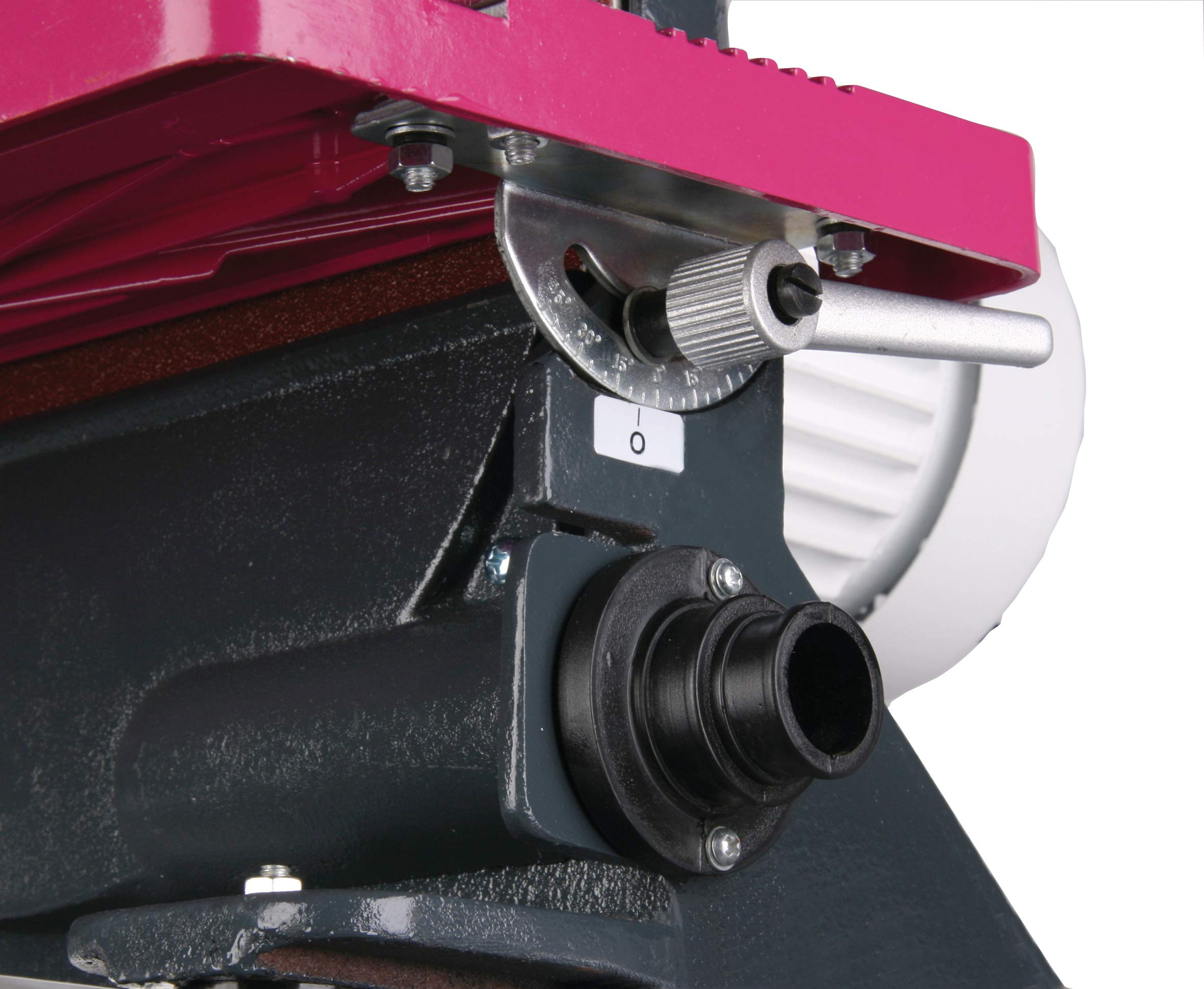 Optimum Tellerschleifmaschine OPTIgrind TS 305 (Schleiftisch neigbar, Motorleistung 900 W, 230 V, zur Oberflächenbearbeitung von Metallen, Fräsmaschinen) 3310305
