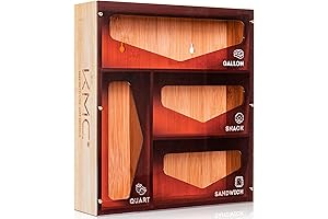 KMC Bamboo Ziplock Bag Organizer for Kitchen Cabinets