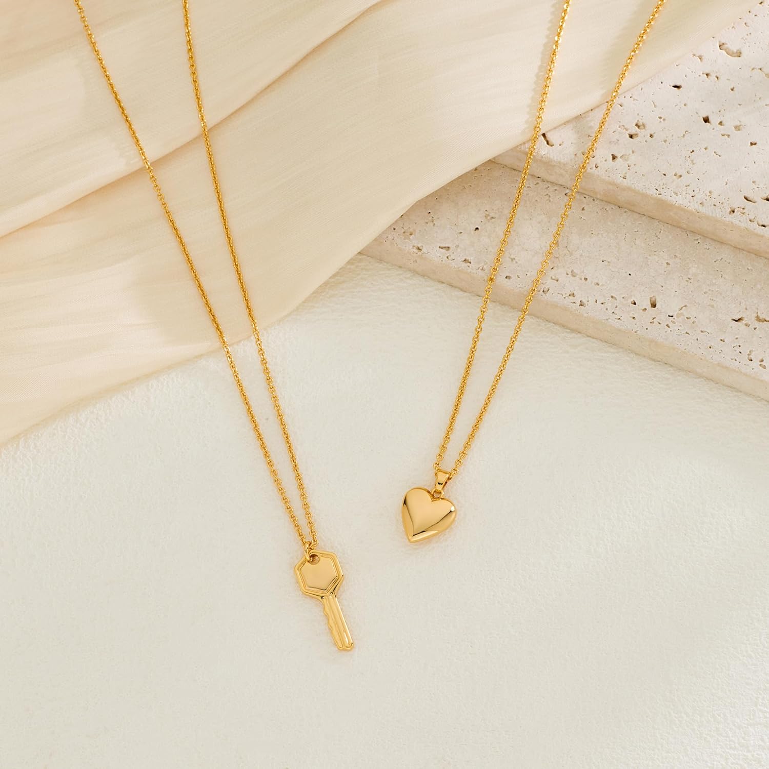 Gold Silver Key Necklace for Women Dainty Key Necklaces Fashion Summer Jewelry - Image 5