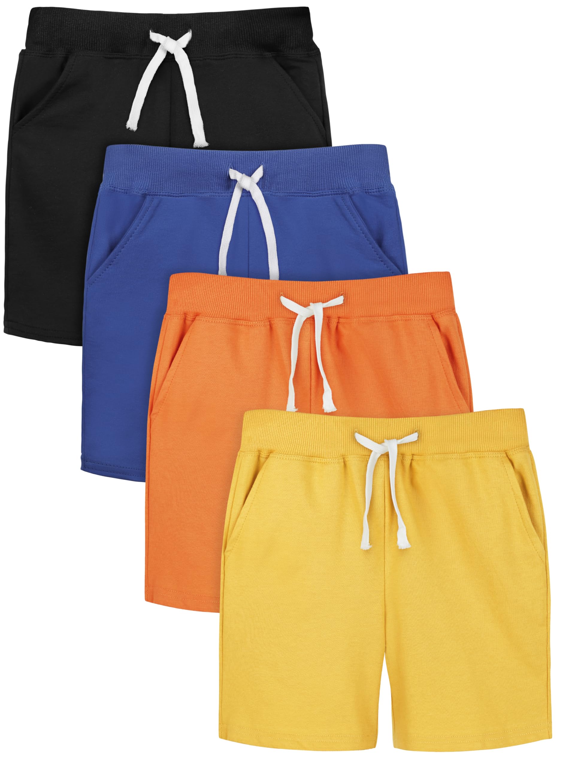 Resinta 4 Pack Toddler Cotton Shorts
