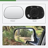 Vista 3 de SCITOO Espejo retrovisor lateral de cristal para conductor, espejo lateral izquierdo, apto para 1997-2000 para Dodge DAKOTA 1998-2002 para DURANGO