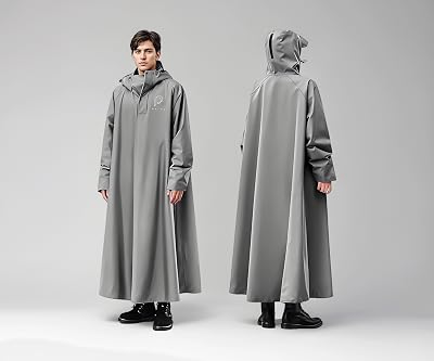 PALAY® Long Rain Coat, Raincoat for Men Women Waterproof