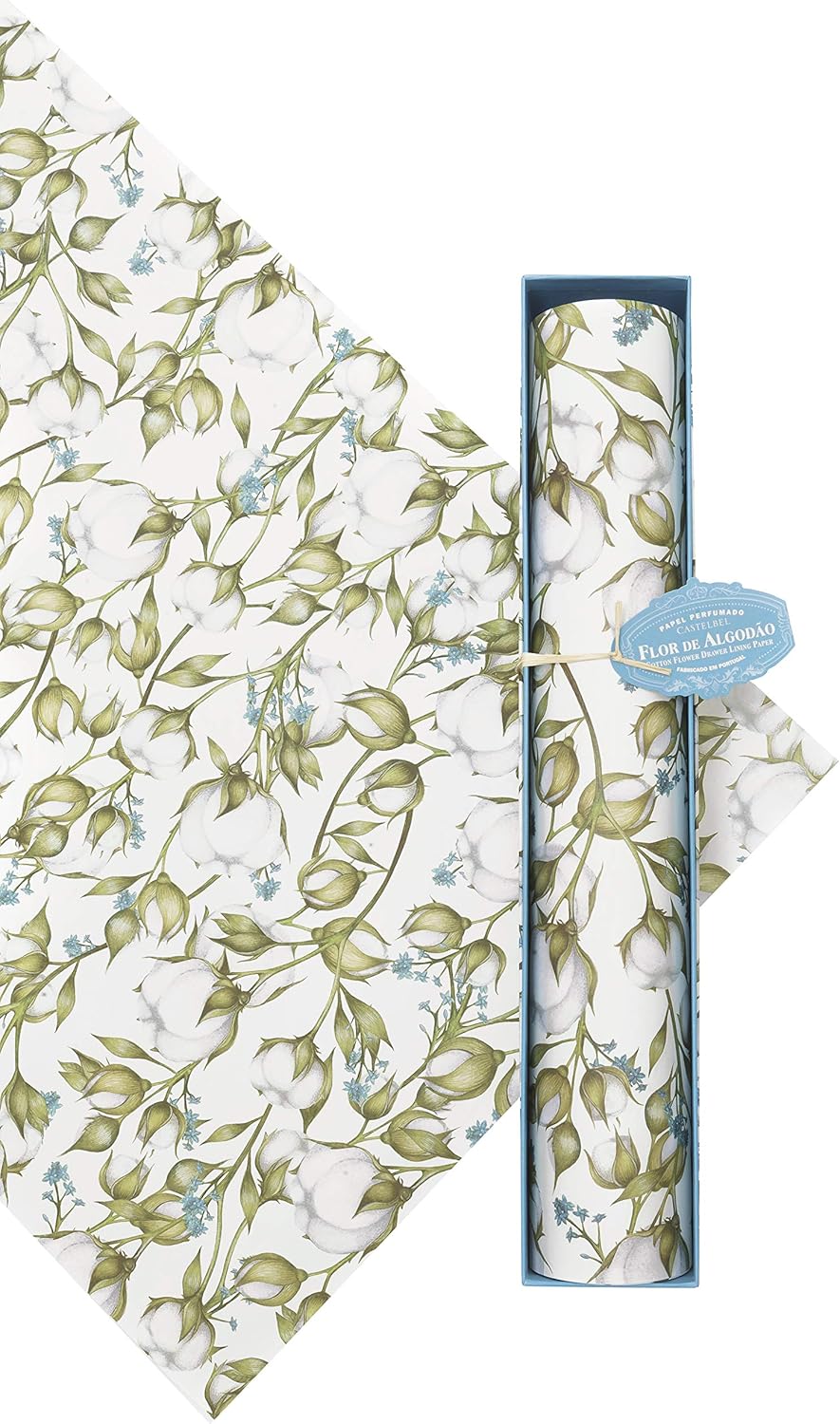 Castelbel Cotton Flower Fragrance Drawer Liners Perfumed Paper Flower Design