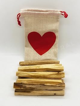 Limited Edition 15 Palo Santo Sticks Holiday Sack Green Christmas Tree