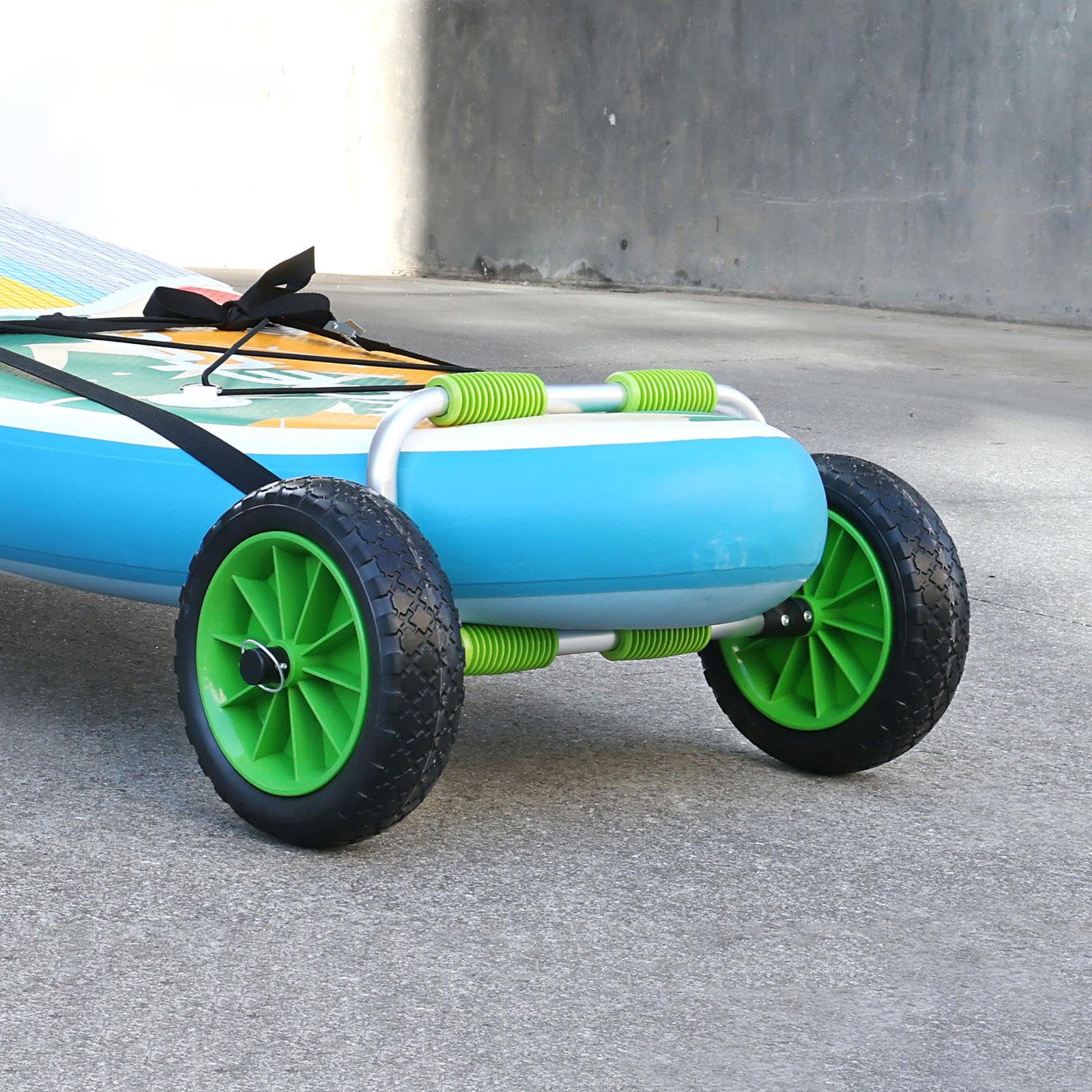 harayaa Kajakwagen, Transportzubehör, professioneller Kanuwagen, Kajakanhänger für Boote, Outdoor-Aktivitäten, Paddleboard
