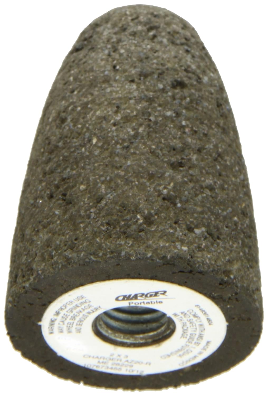 Norton Charger AZ Snagging Abrasive Cone, Type 16, Zirconia Alumina