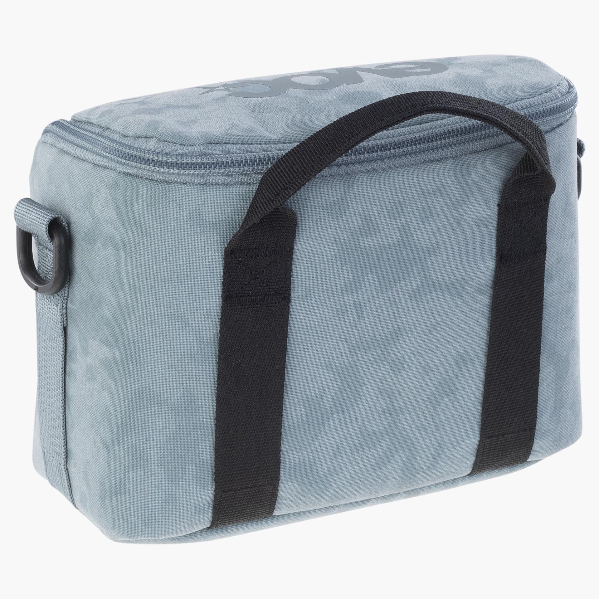 EVOC CB 3 torba fotograficzna na ramię (wodoodporna komora, wytrzymały materiał zewnętrzny niezawierający Pfc, w tym suwak T, wymiary: 10 x 14 x 20 cm, pojemność: 3 litry), stalowy