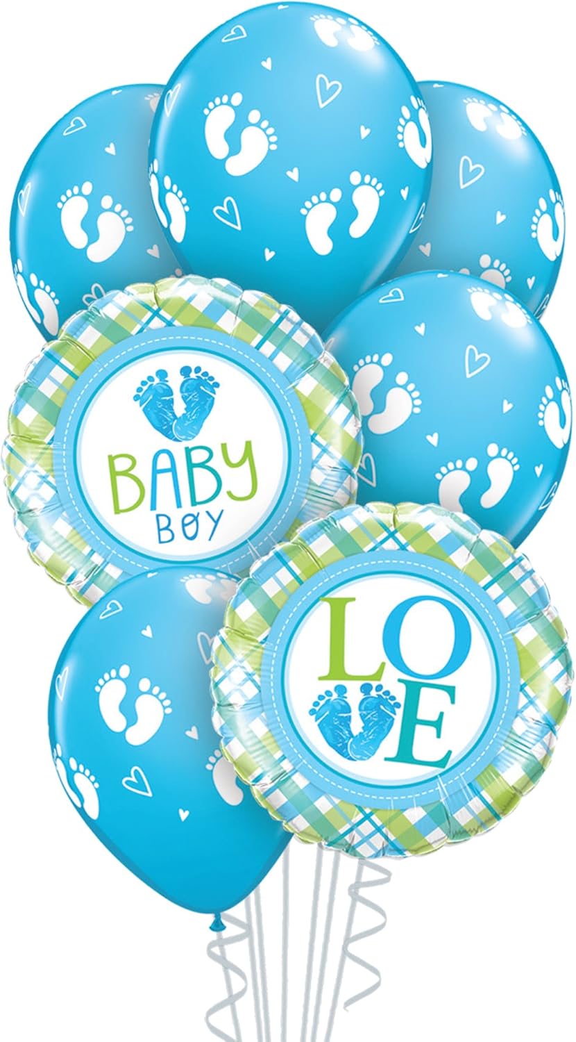 Qualatex 75824 7Piece Balloon Bouquet, Birthday Party