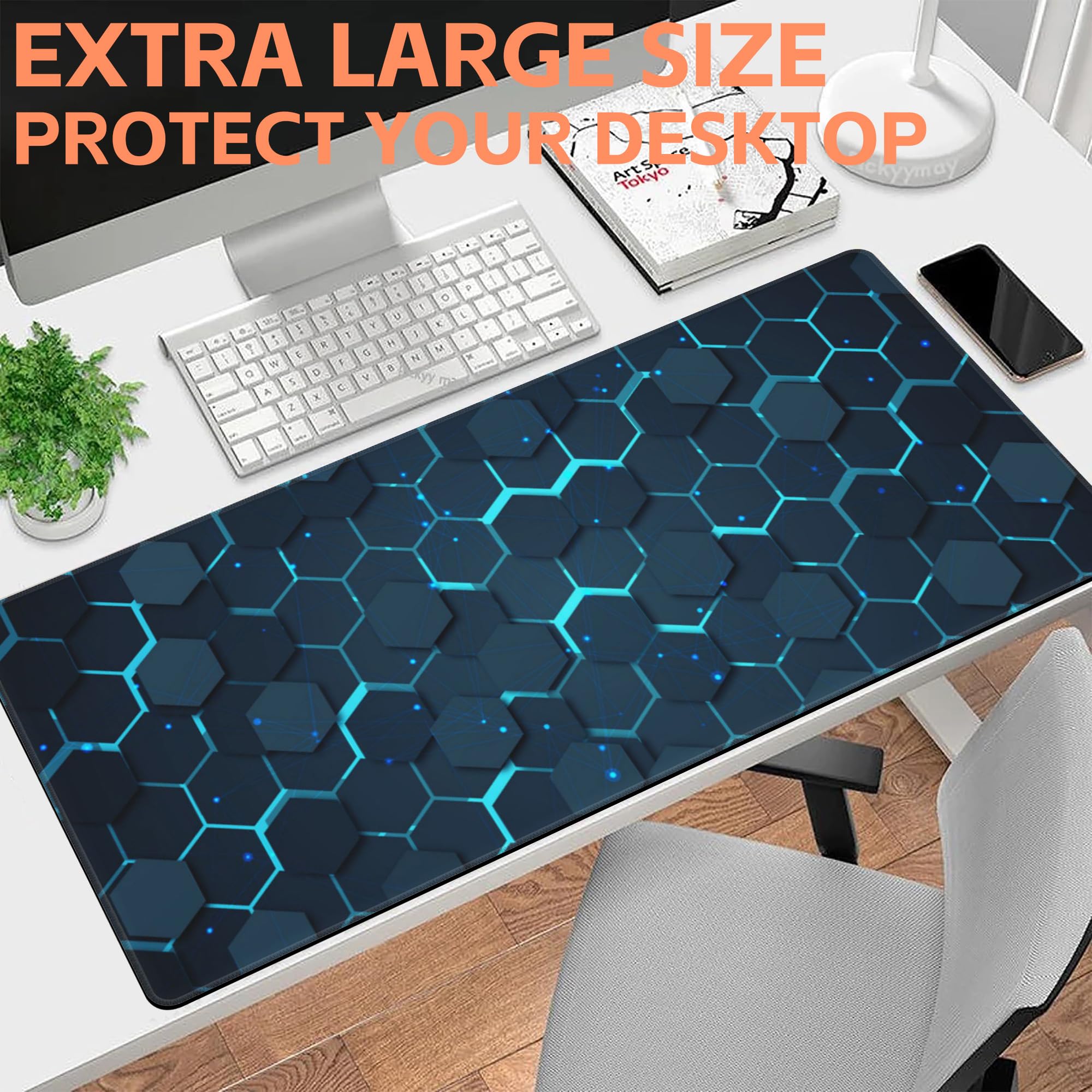 Amazon.com: NIYLYNSYN Abstract Network Gaming Mouse Pad,Large Non