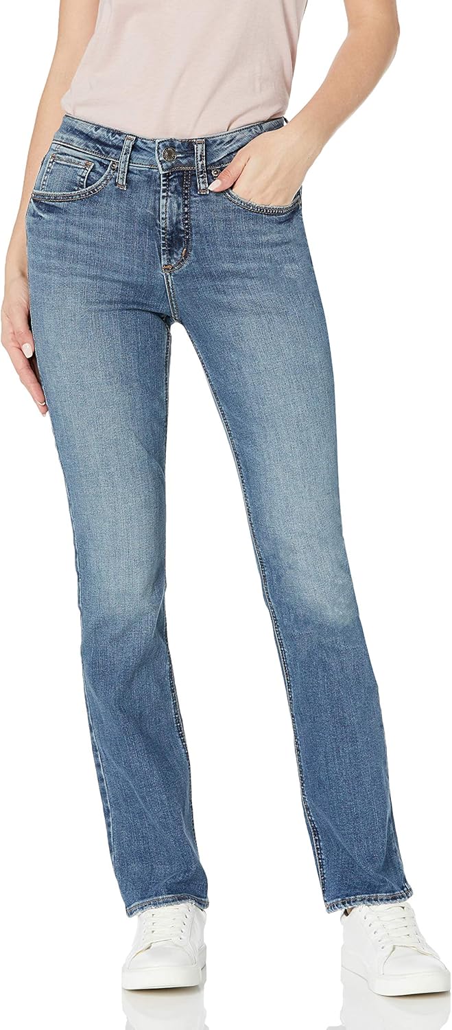 Silver Jeans Co. Women's Avery Curvy Fit High Rise Slim