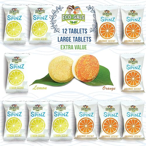 Miniatura 5 de Eco Spinz Garbage Disposal Cleaner and Deodorizer for Cleaning Kitchen Sinks and Drains 6 ct. Lemon & 6 ct. Orange Citrus Scent