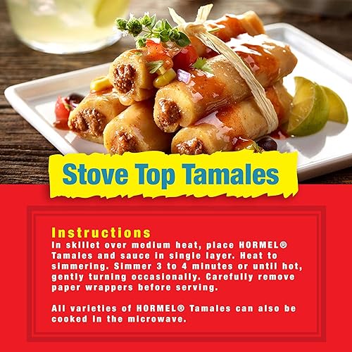 Miniatura 4 de HORMEL Tamales de pollo, tamales enlatados, 15 onzas (paquete de 12)