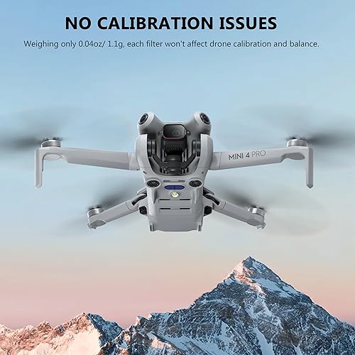 Miniatura 6 de STARTRC Mini 4 Pro filtros, filtros ND multicapa para DJI Mini 4 Pro Drone Accesorios  Paquete de 6 filtros ND8, ND16, ND32, ND64, UV y CPL