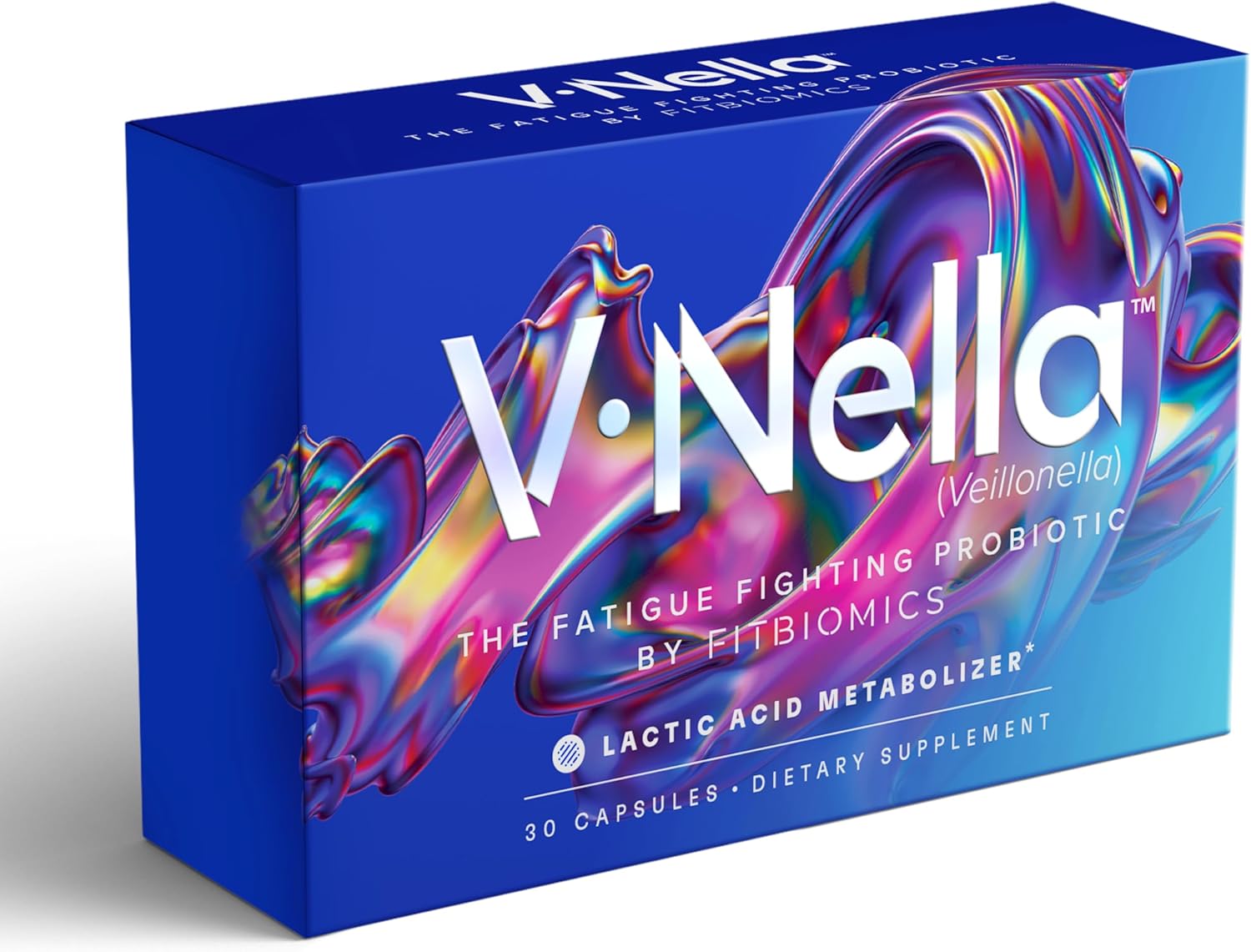 VNella Lactic Acid Metabolizing Probiotic Supplement - Revolutionary Gut Health Supplement and Energy Booster for Fatigue - Supports Endurance, Microbiome Balance, and Digestive Health