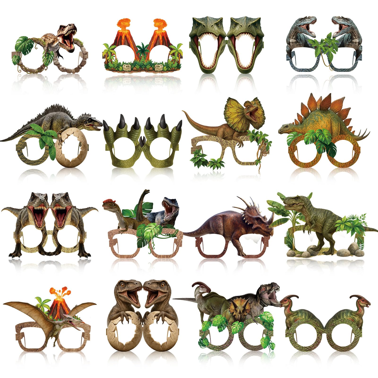32 Dinosaur Party Decorations, Photo Booth Props, Party Favors